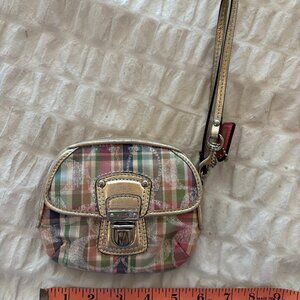 SOLD - Authentic Vintage Coach Pop Mad Push Lock Wristlet